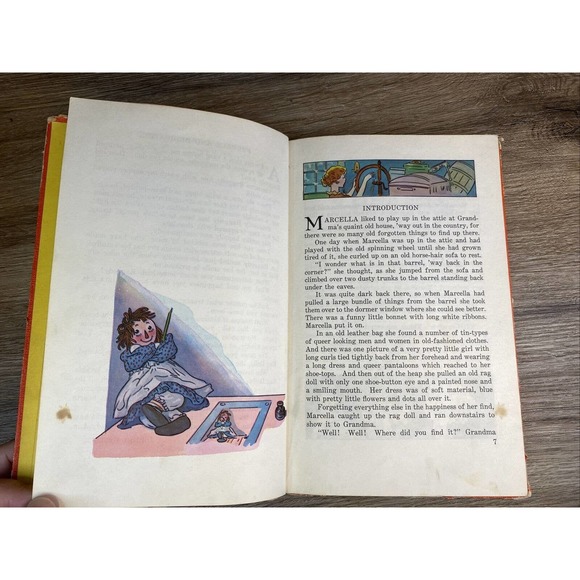 2 Lot Raggedy Ann in Cookie Land & Raggedy Ann Stories Books Johnny Gruelle 60’s - Picture 15 of 16